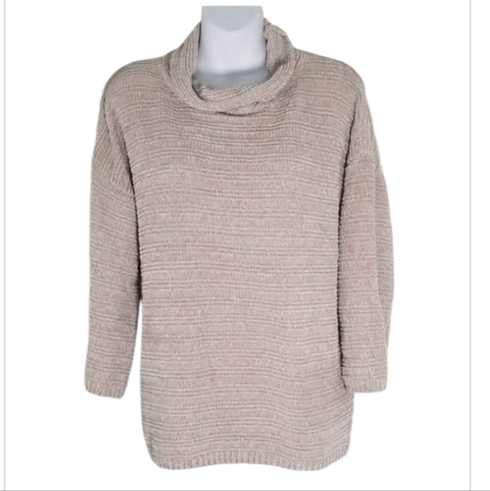 NWT Liz Claiborne Mystic Nomad Chenille Cowl Neck Sweater ~M